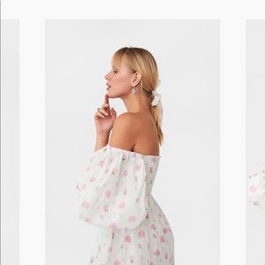 COPY - Sleeper Atlanta Linen Dress in Roses